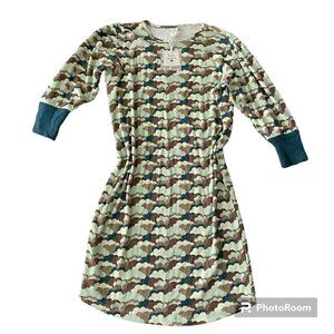 Kate Quinn Organics Women's 70s Clouds Dress, M Medium